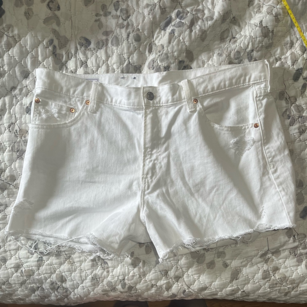GAP White Jean Shorts for Women